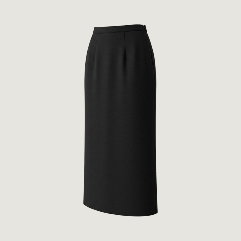 J.G. Hook Vintage Navy Blue Midi Pencil Skirt Womens Size 8 Lined Career Classic
